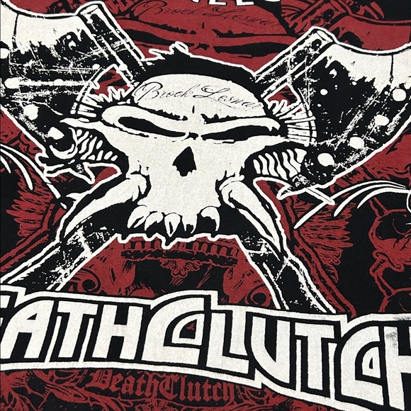 Vintage 90s Brock Lesnar Death Clutch UFC Shirt - Picture 4 of 6